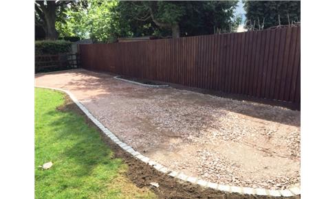 Resin Bound Gravel ground preparation
